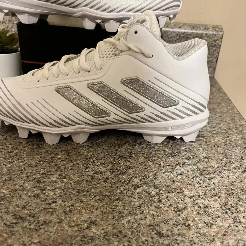 Adidas Freak MD 20 Size 12‎ Football Cleats White Silver FW3576